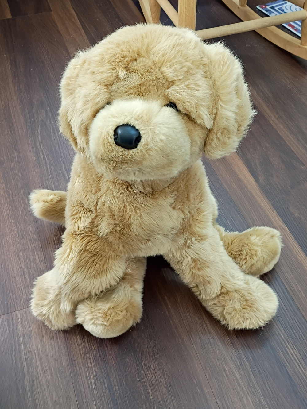 Douglas Large Plush Golden Retriever Pink Tag With Floppy Big Paws 23"